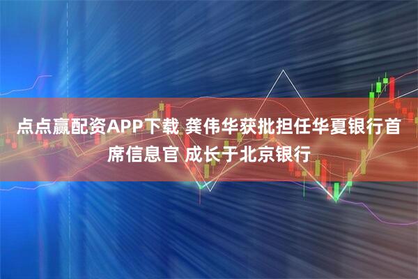 点点赢配资APP下载 龚伟华获批担任华夏银行首席信息官 成长于北京银行